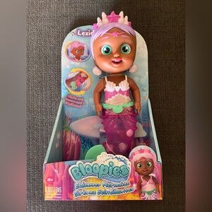 Bloopies Shimmer Mermaid Doll - Pink & Purple